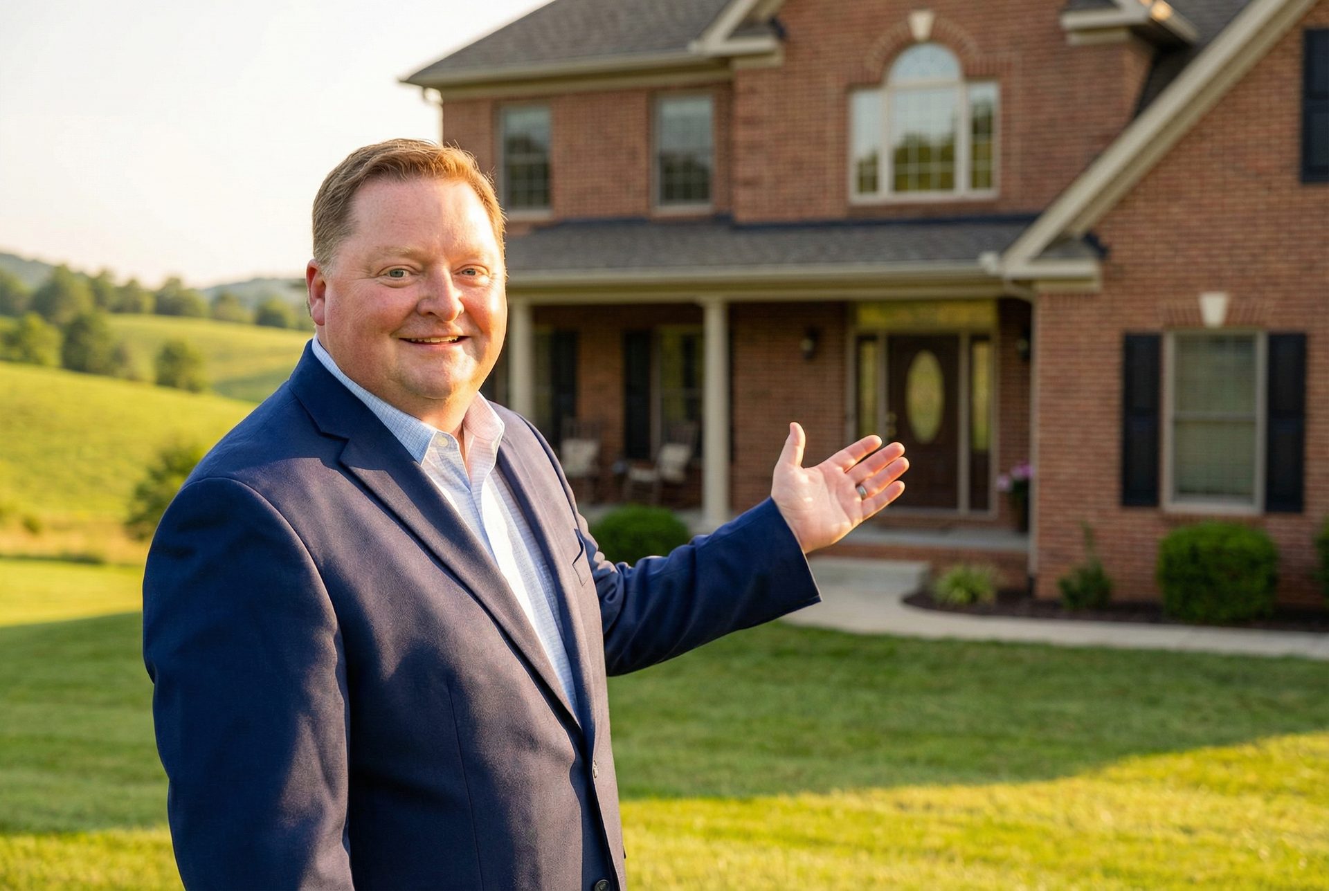 Dave Prater showing a home